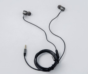 扬声器喇叭生产厂家,耳机喇叭定制,有线耳机MS-RC302铁灰,有线耳机批发价格